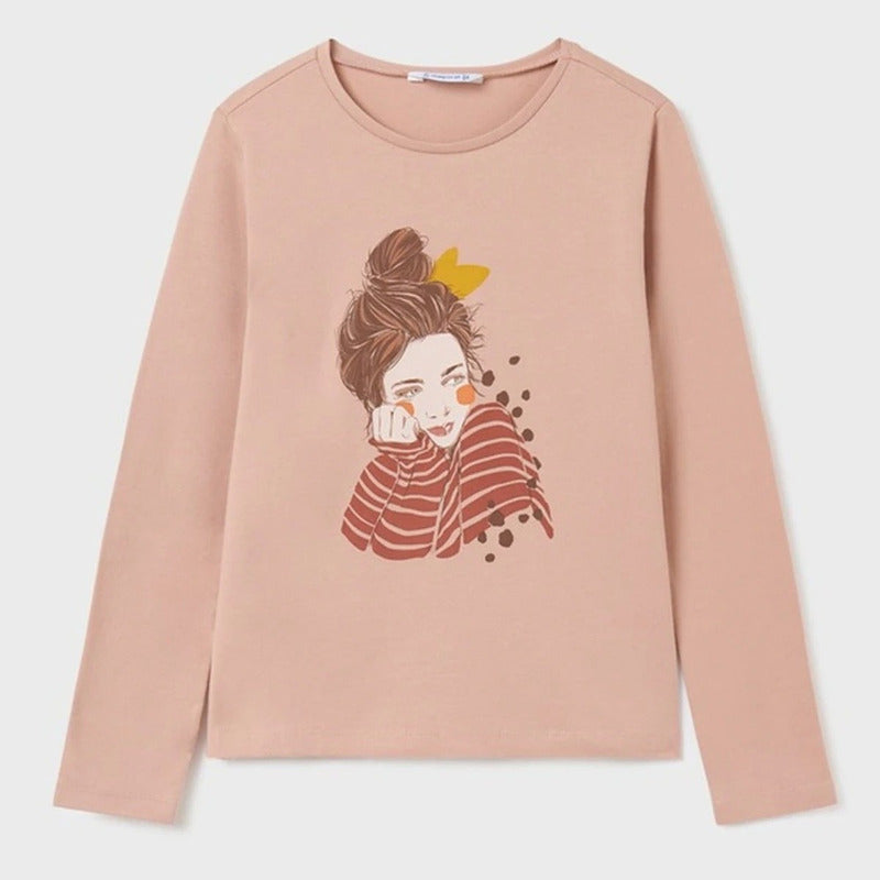 Blusa Para Niña Manga Larga Mod.7027 Marca Mayoral®