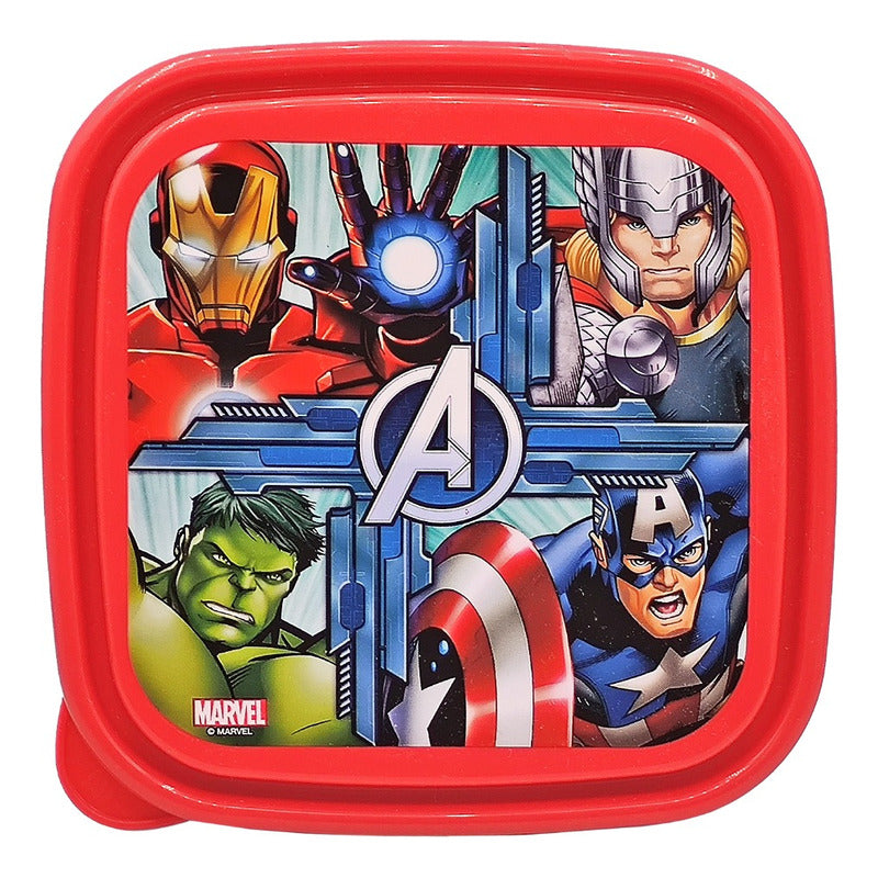 Recipiente Infantil Escolar Para Comida Diseños Varios