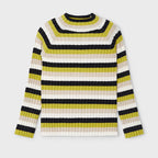 Blusa Cómoda Casual Para Niña Mod.4062 Marca Mayoral® Citronela Rayas 4 Años