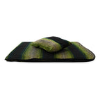 Frazada De Viaje Artesanal Con Almohada Set De Descanso