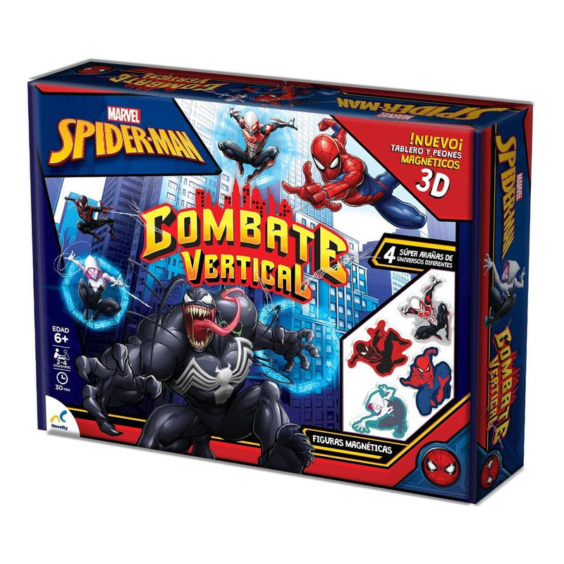 Juego De Mesa Spider-man Combate Vertical Novelty + 6
