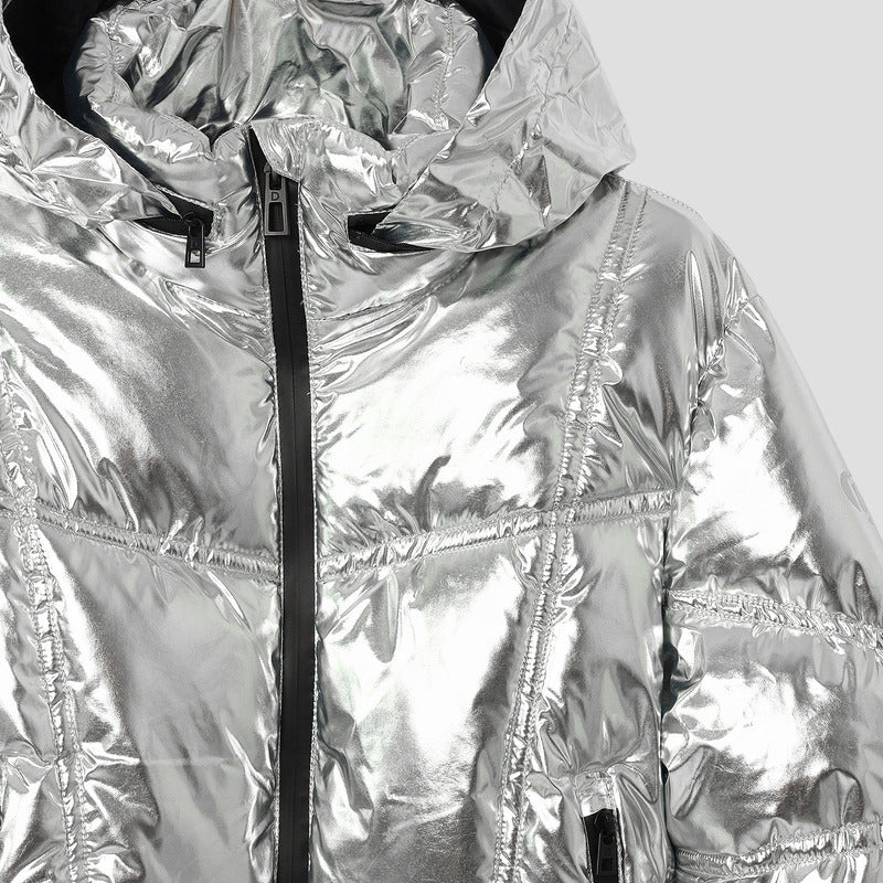 Chamarra Acolchada Impermeable Metalizada De Dama Desigual®