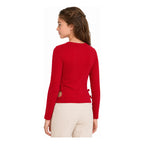Blusa Con Aberturas Para Niña Mod. Ljgap0103 Marca Losan® Rojo Lisa 16 Años