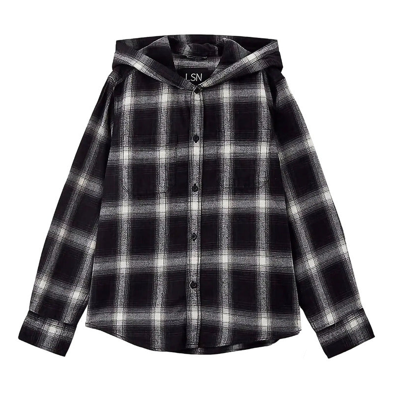 Camisa Con Capucha Para Niño Marca Losan® Mod.123-3000al