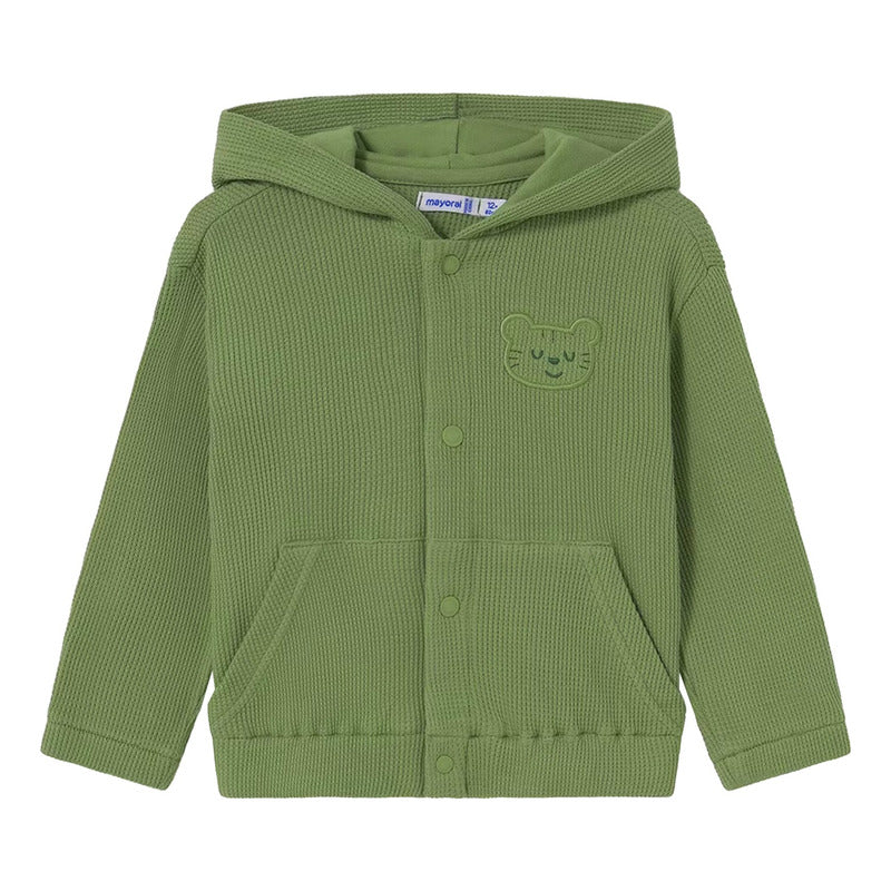 Sudadera De Niño Con Capucha Mod.1472 Marca Mayoral® 4 Años Verde Musgo