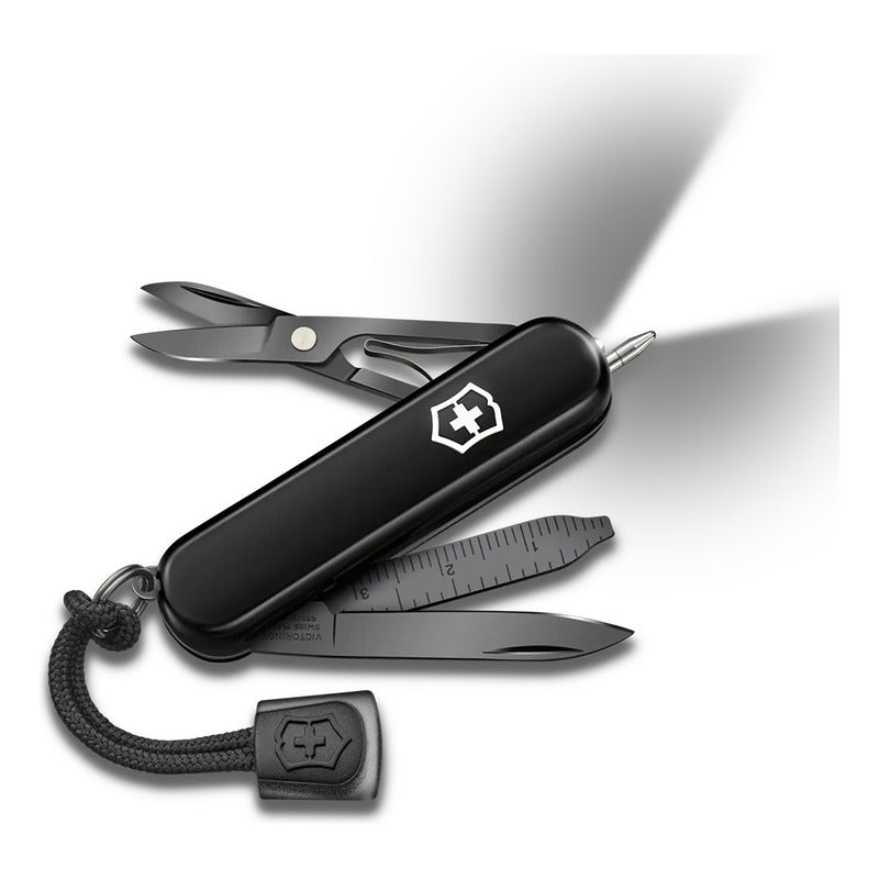 Navaja De Bolsillo Con Luz Led 0.6226.31p Marca Victorinox® Negro