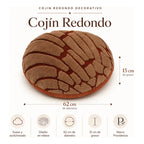 Cojín Decorativo Jacquard Concha 62cm Providencia® Marrón Concha Chocolate
