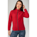 Sudadera Eco Fleece Para Mujer M.dw86-fce7597 Greenlander® Eg Rojo Lisa