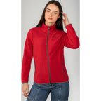 Sudadera Eco Fleece Para Mujer M.dw86-fce7597 Greenlander® Eg Rojo Lisa