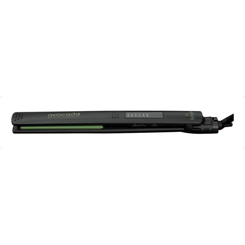 Plancha De Cabello Ga.ma Italy Essential Oils Elegance Avocado Led Negra Negro