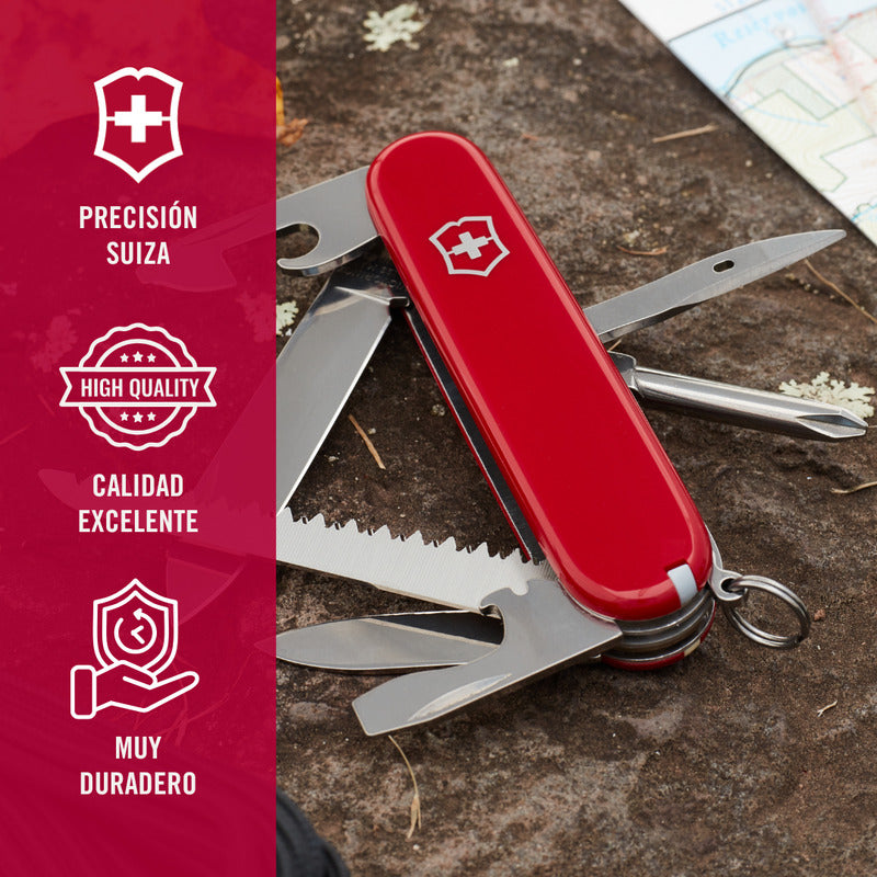 Navaja Multiherramienta 13fun. Hiker Mod 1.4613  Victorinox® Rojo