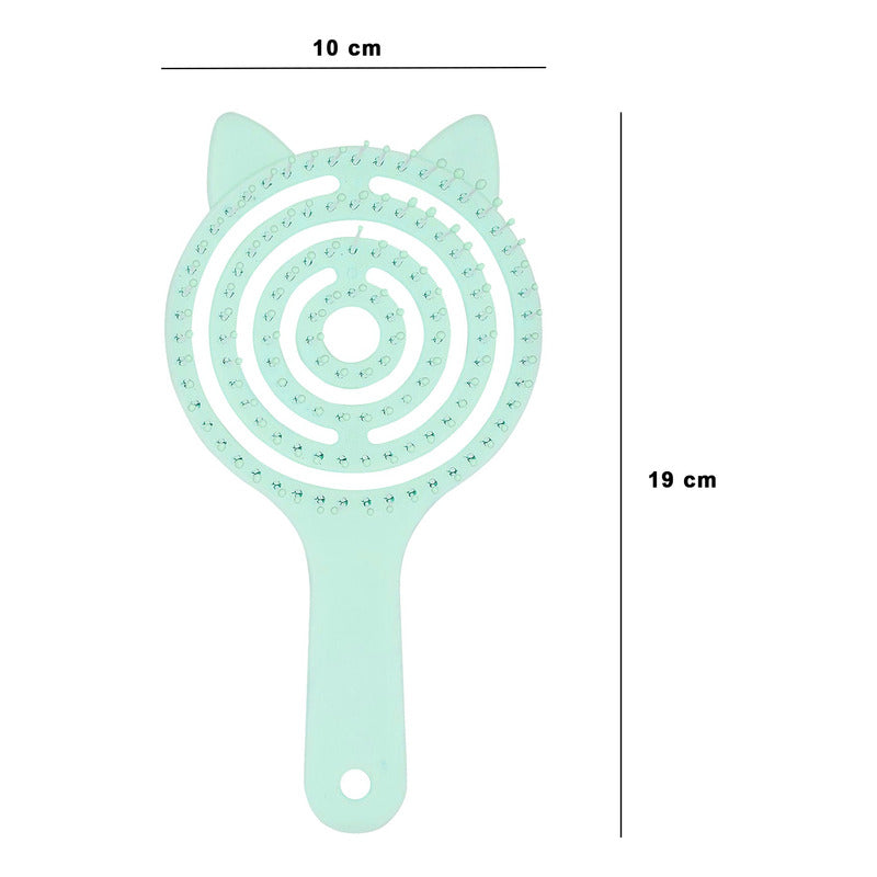 Cepillo Hueco Anti Enredos Cabello Grueso Y Delgado Flori®