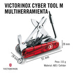 Navaja Multiherramienta Victorinox Cyber Roja Con 32 Funciones Rojo