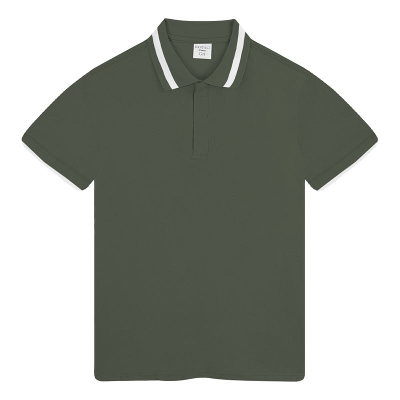 Playera Polo Para Hombre Mod. George Marca Roosevelt®