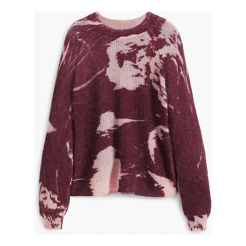 Suéter Ligero Para Mujer  25wwjf31/3078 Marca Desigual® Multicolor Geométrico S