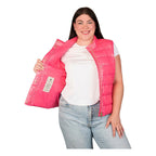 Chaleco De Pluma Para Mujer Dw86vpol8954 Greenlander® Rosa Chicle Lisa M