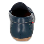 Zapato Mocasín Para Niño Mod.445300 Marca Coqueta Y Audaz® Azul Marino Lisa 21 Mx