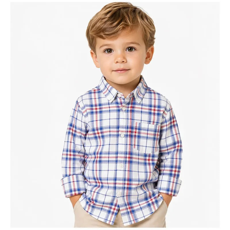 Camisa Casual Para Bebé Mod.2178 Marca Mayoral® Multicolor Rayas 12 Meses
