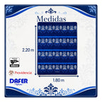 Cobertor Ligero Micrograbado 1.80x2.10m Providencia® Premium Aldana 1 Kg Azul