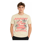 Playera Comfy Fit De Hombre Pizza Planet Mascara De Latex® Beige Pizaa Planet G Lisa