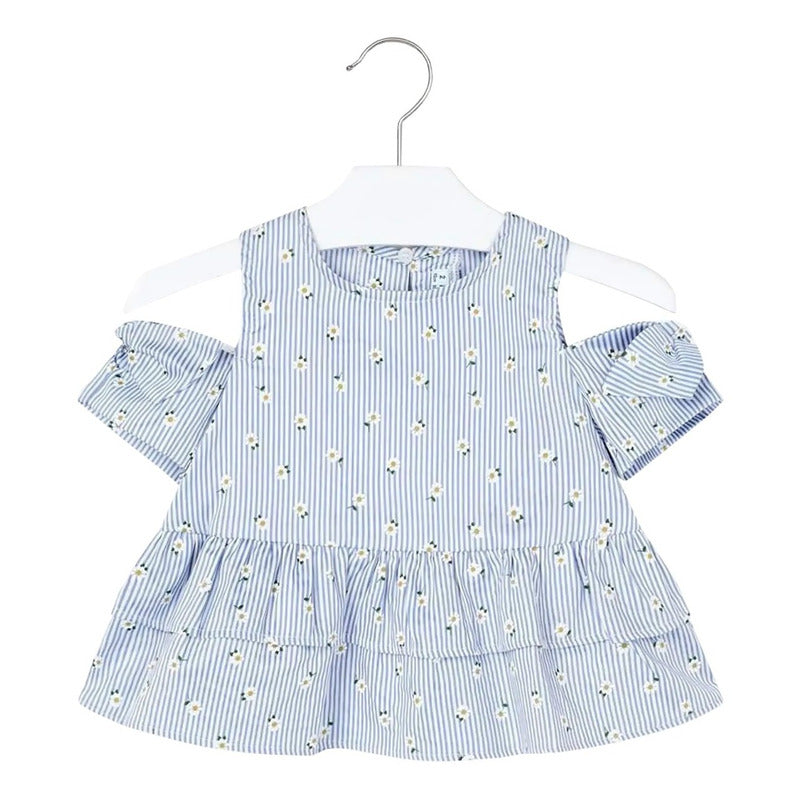 Blusa Floreada Para Niña Mod.3184 Marca Mayoral®