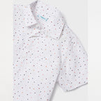 Camisa Para Niño Mod.3163 Marca Mayoral® Blanco Puntos 6