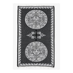 Jorongo Gaban Artesanal Mexicano Colores Calendario Negro Calendario Xg