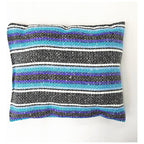 Frazada De Viaje Artesanal Con Almohada Set De Descanso