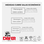 Cubresalas Económico Liso 3 Plazas Faldón Ajustable