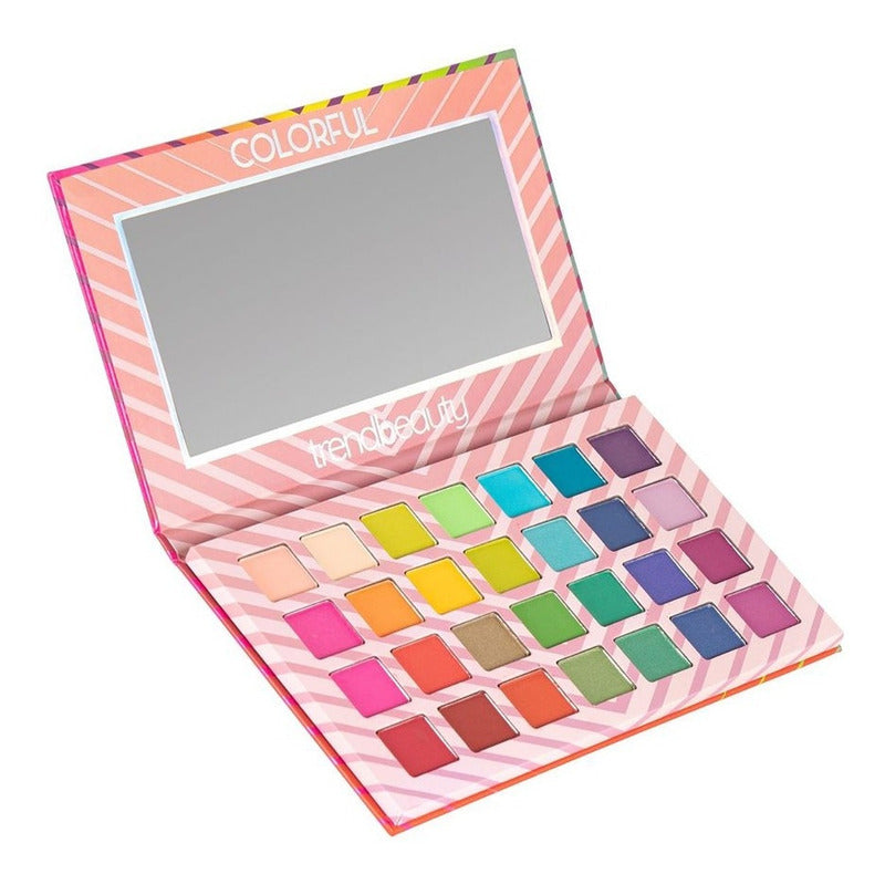 Sombras Para Ojos 28 Tonos Mod.colorful Marca Trend Beauty® Correspondiente A La Imagen