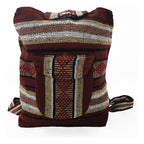 Mochila Artesanal Tejida Tipo Morral Con Bolsillo Frontal 10kg
