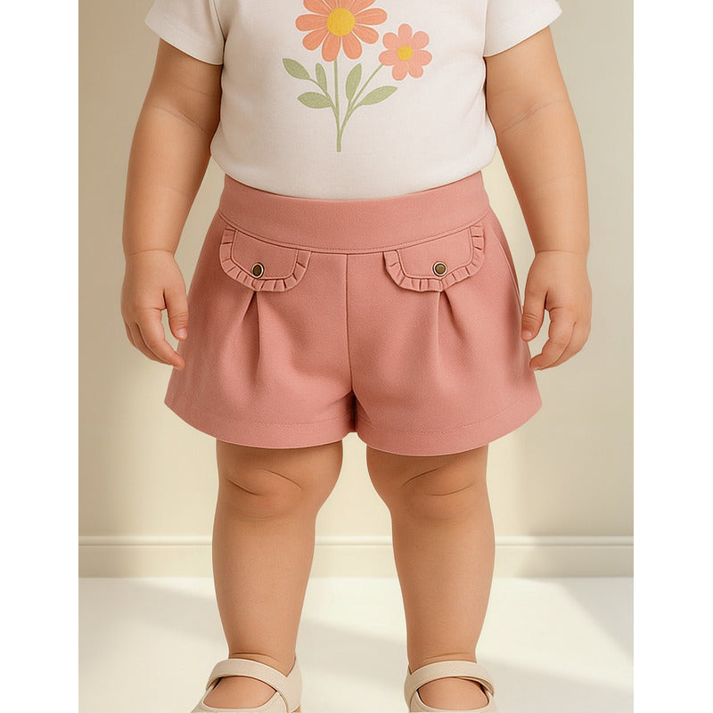 Short Para Niña Mod.2936 Marca Mayoral® Coral Lisa 24 M
