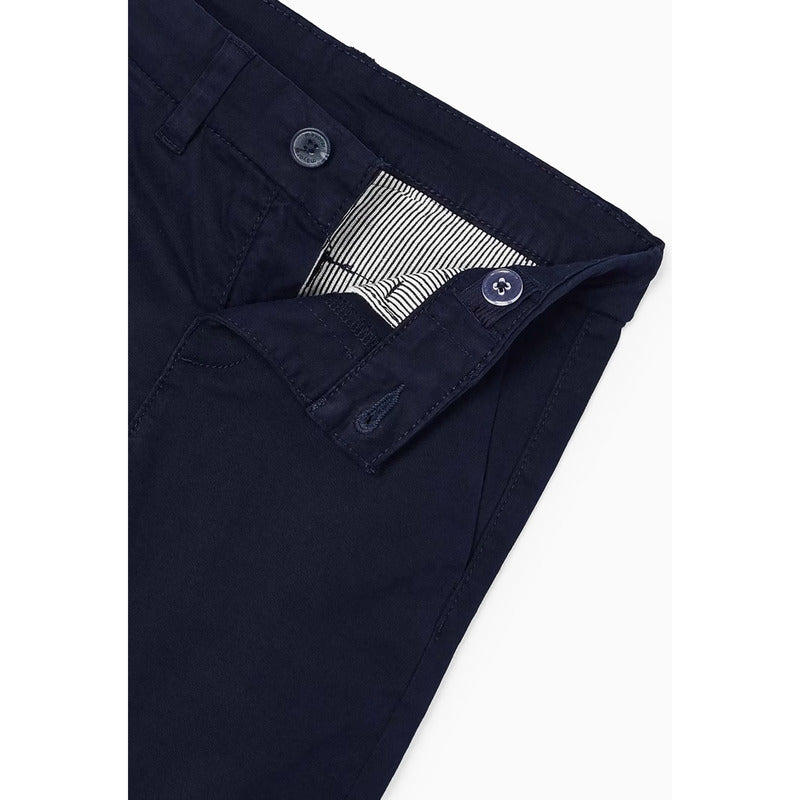 Pantalón Casual Para Niño Mod.512 Marca Mayoral® Azul Oscuro Liso 2
