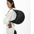 Bolso Ovalado Mediano Con Relieves 26saxpbc/2000 Desigual® Negro Relieves Níquel