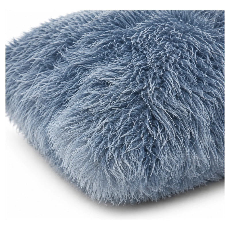 Almohada Abrazable Peluda 110cm X 40 Cm Marca Pillow Lart® Azul Oscuro