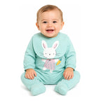 Mameluco Ligero Con Babero Para Bebé Mod.1711 Marca Mayoral® Agua 18 Meses Lisa