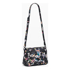 Bolso Pequeño Trenzado Para Mujer 26saxpb0/2000 Desigual® Negro Floreado Níquel Multicolor
