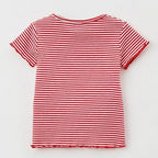 Blusa De Niña Mod.3042 Carmín Marca Mayoral® Rayas Carmín 3 Años