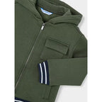 Sudadera Con Cierre Para Niño Mod.4427 Marca Mayoral® 7 Años Verde Olivo Lisa