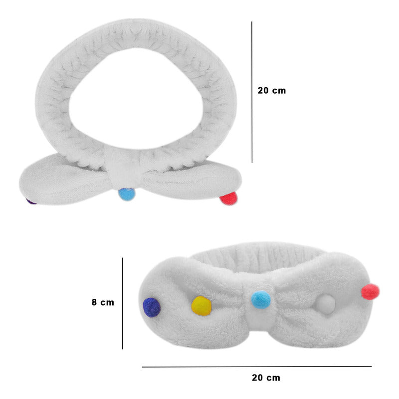 Diadema Sujetador De Cabello Para Limpieza Facial Flori®