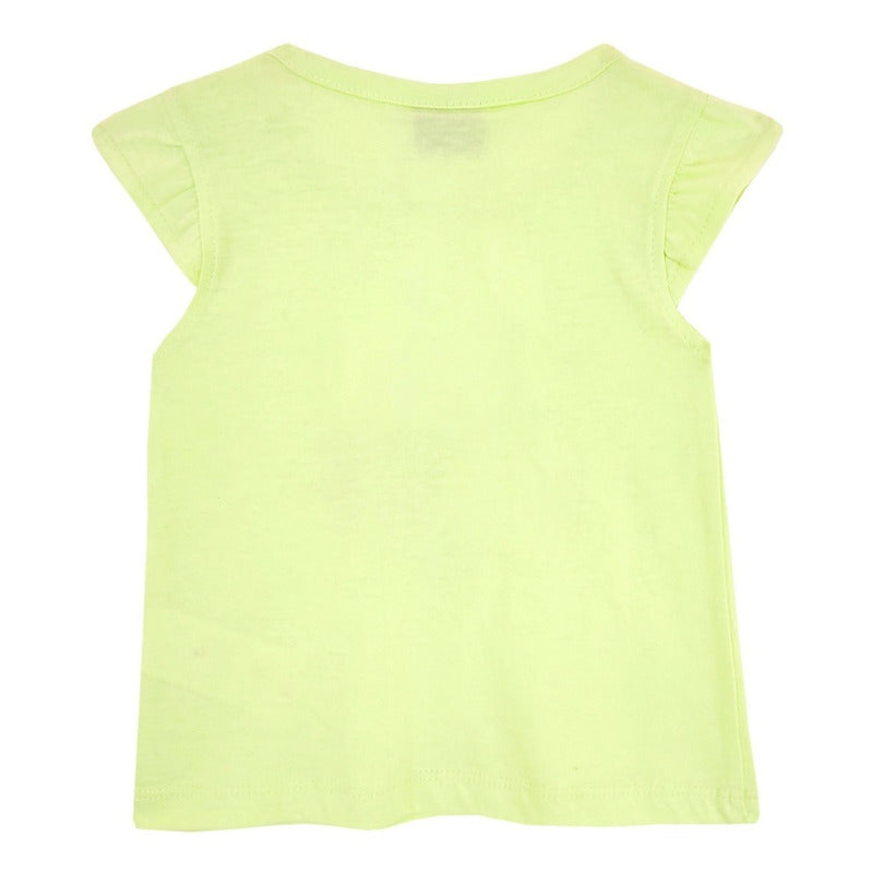 Blusa Ligera Casual  Manga Corta Para Bebé Marca Losan®