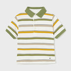 Playera Polo Casual Para Bebé Mod.1103 Marca Mayoral® Jungla 12 Meses Rayas