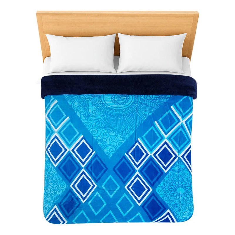 Edredón Borrega Soft Sobrecamero 2x2.20m Marca Providencia® Multicolor Dublín