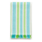 Servilleta De Cocina Multiusos Tejida 45 X 55cm Verde Rayas