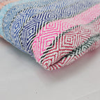 Frazada De Viaje Artesanal Con Almohada Set De Descanso