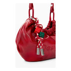 Bolso Pequeño Para Mujer 26sayp Marca Desigual® Rojo Lisa Níquel
