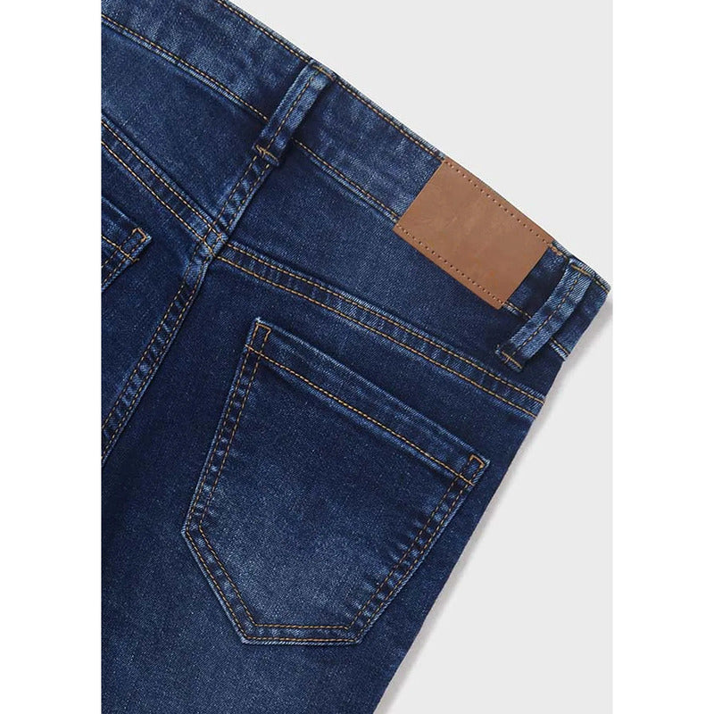 Pantalón Slim Fit Para Niño 538 Marca Mayoral Nukutavake® Oscuro Lisa 14 Años