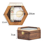 Set Para Bautizo Vela+concha+toalla+caja De Madera