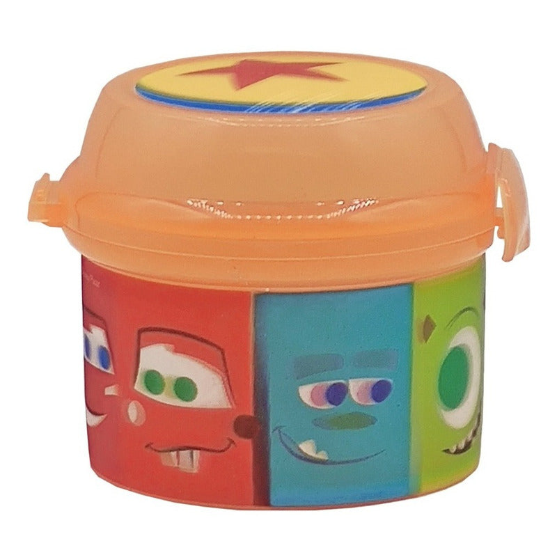 Topper Recipiente Para Comida Diseño Lenticular Niños