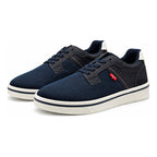Tenis Casual Para Hombre Mod. L2125532 Marca Levi's® Azul Marino Geométrico 27 Mx